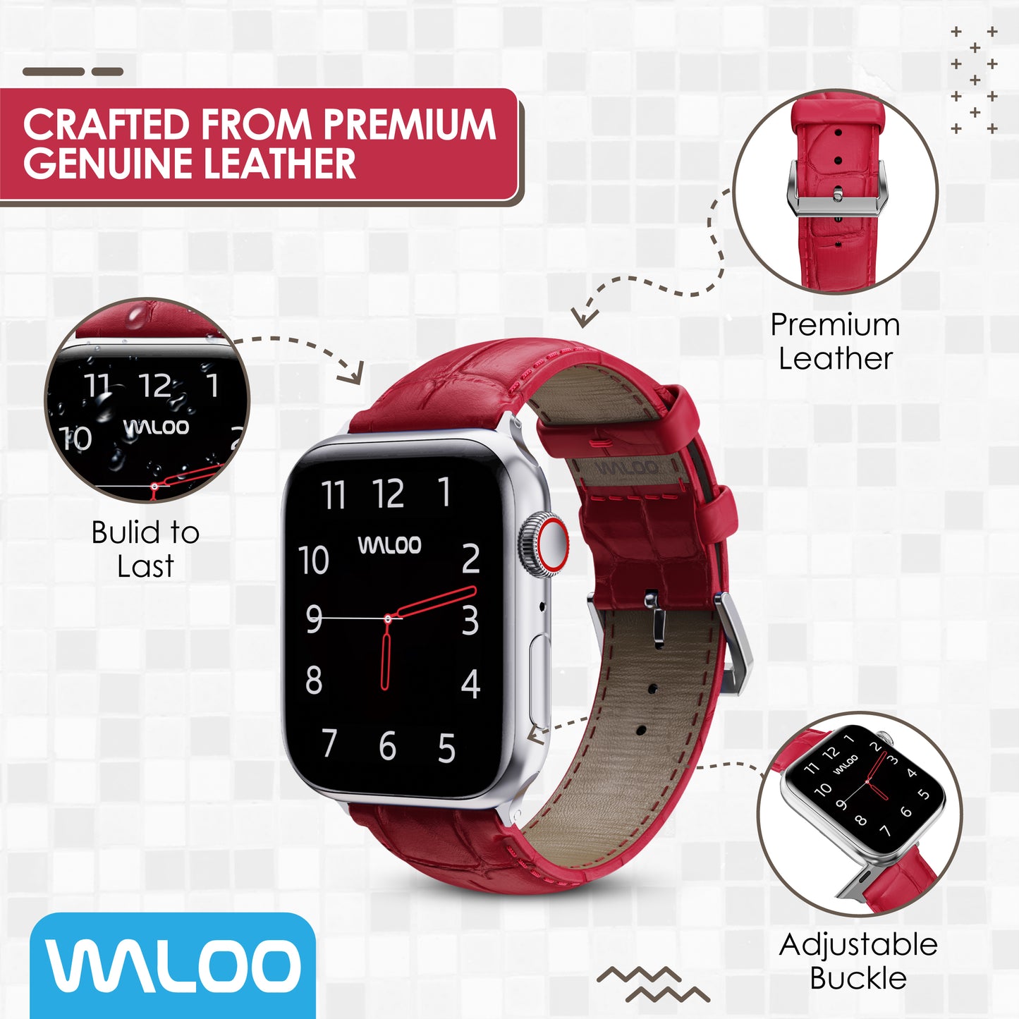 Waloo Crocodile Band For Apple Watch