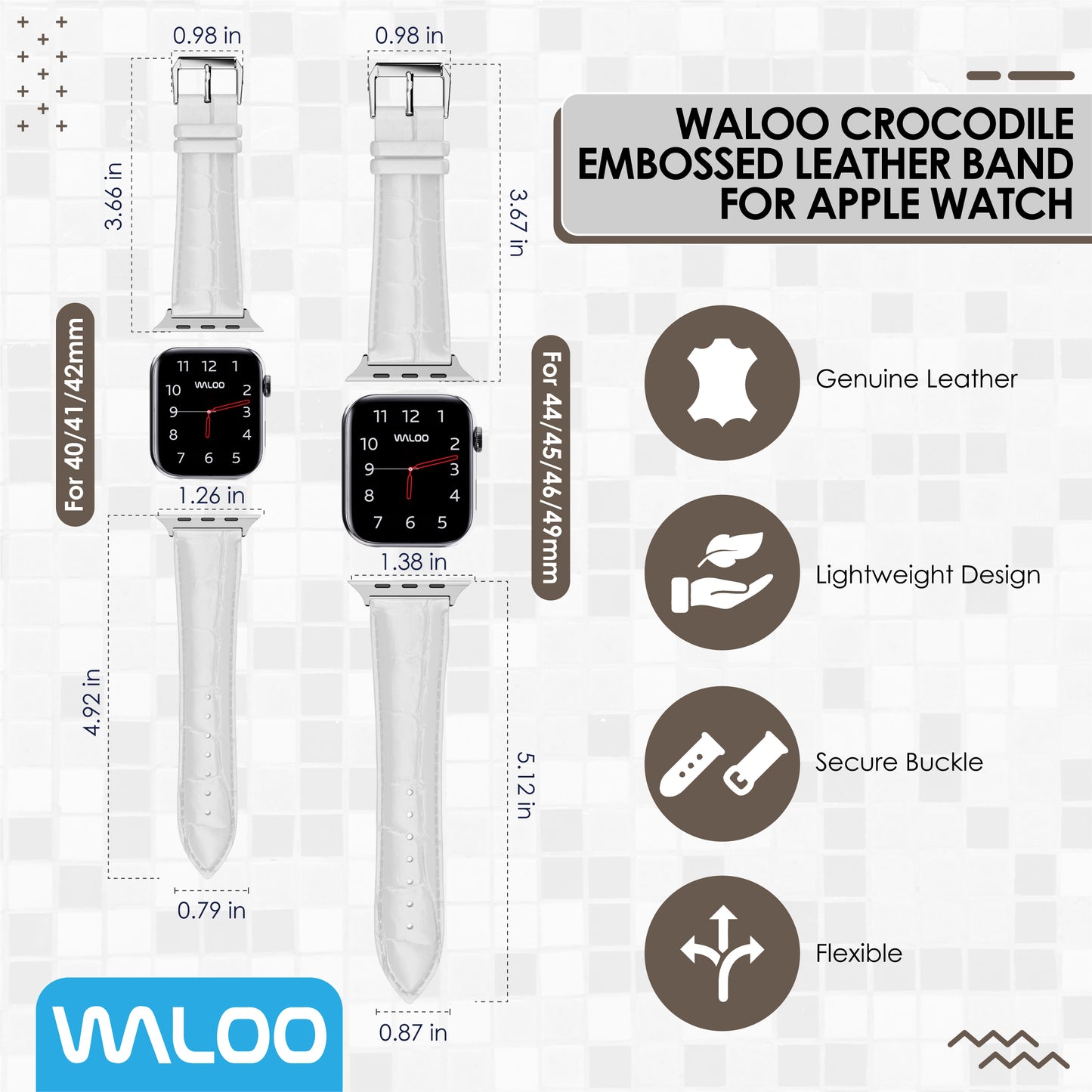 Waloo Crocodile Band For Apple Watch