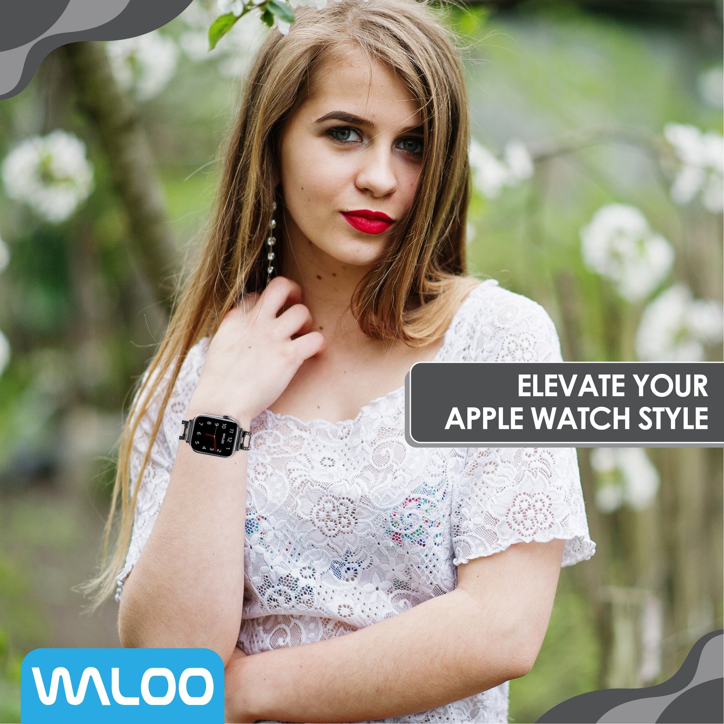 Waloo Diamond Rhinestone Band For Apple Watch