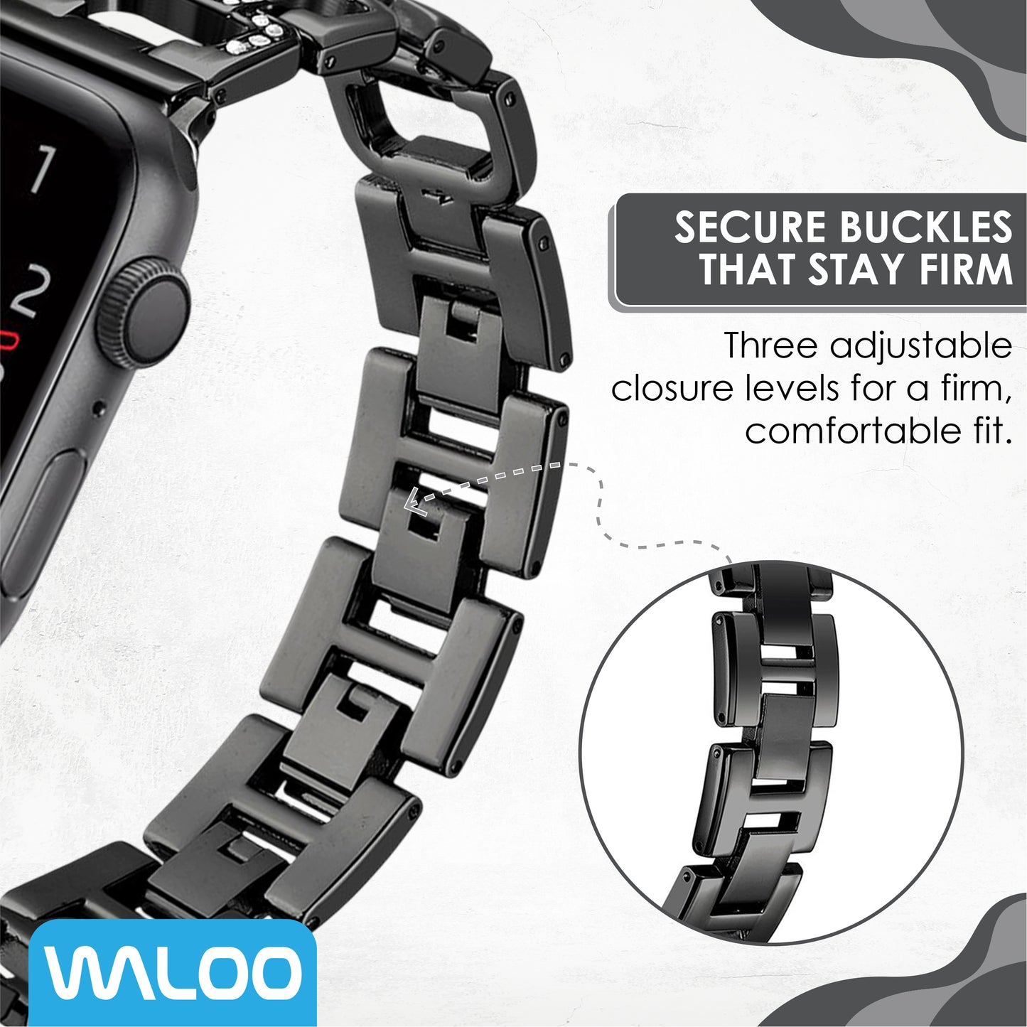 Waloo Diamond Rhinestone Band For Apple Watch