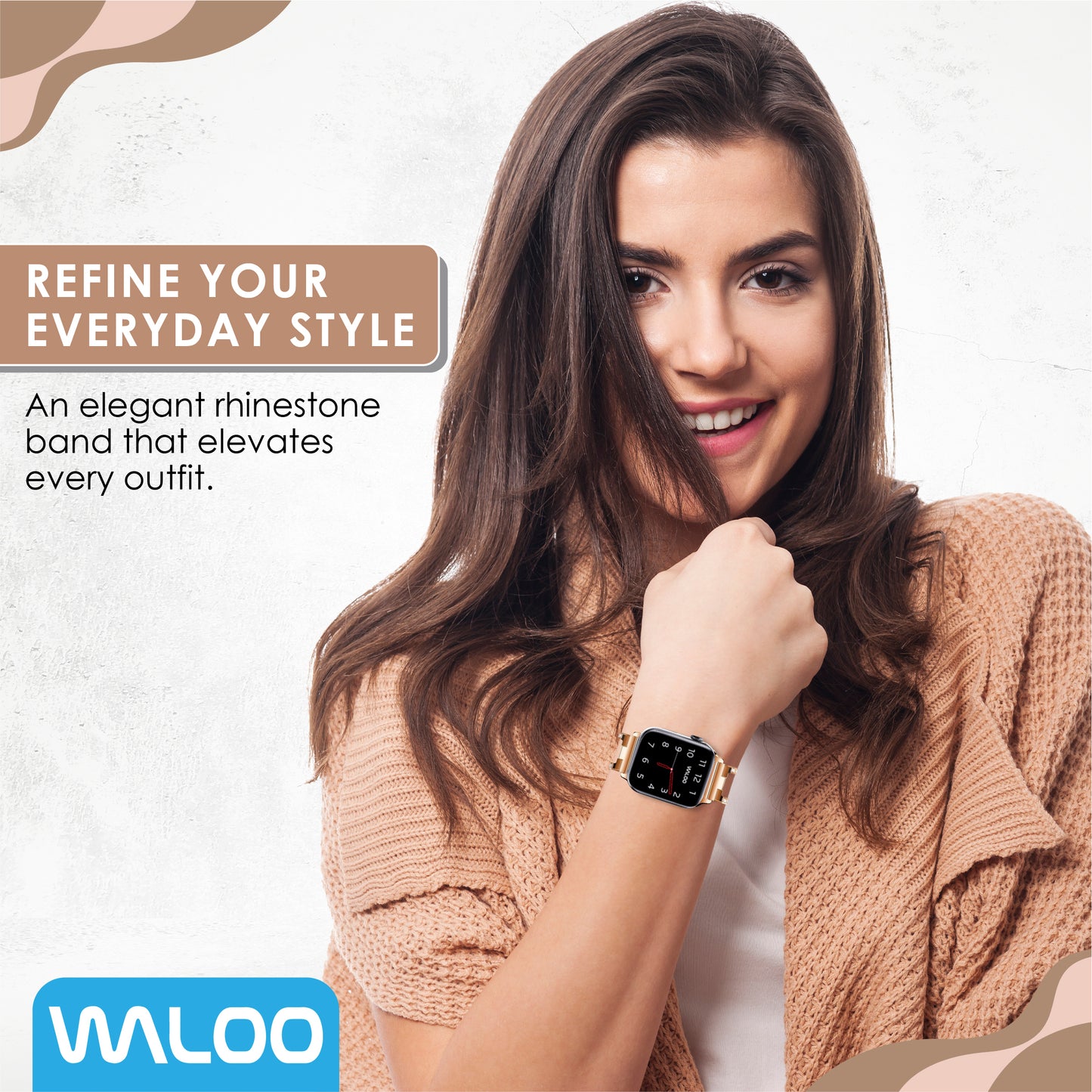 Waloo Diamond Rhinestone Band For Apple Watch