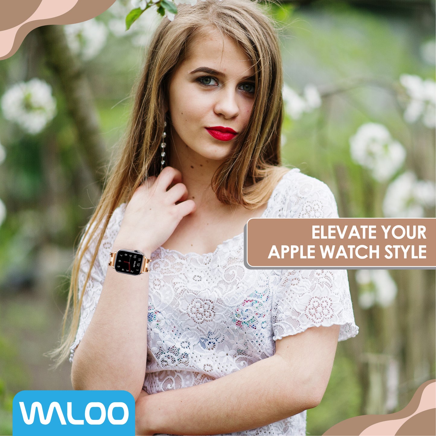 Waloo Diamond Rhinestone Band For Apple Watch