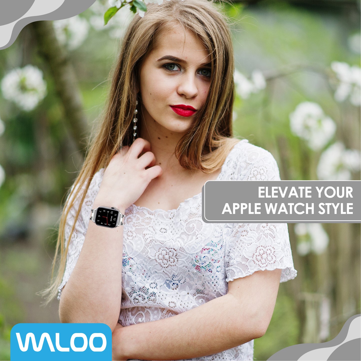 Waloo Diamond Rhinestone Band For Apple Watch