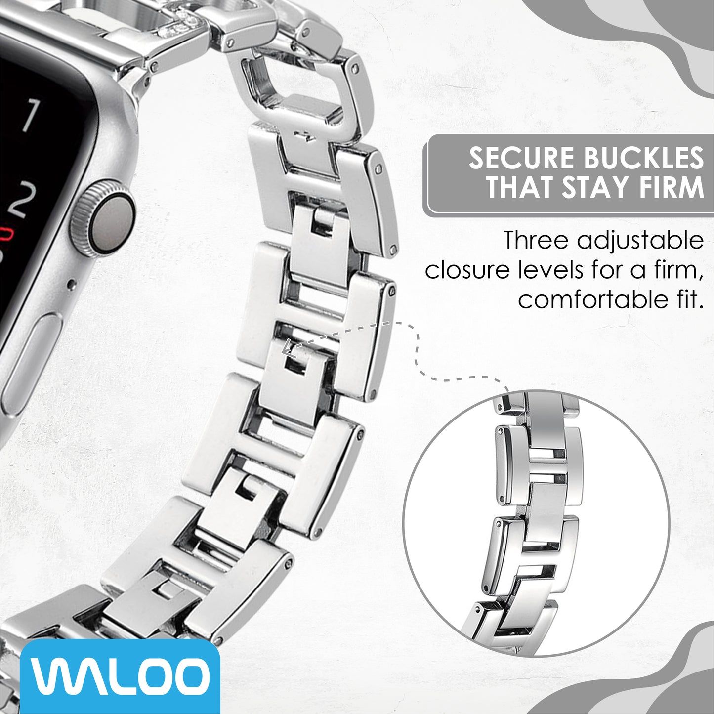 Waloo Diamond Rhinestone Band For Apple Watch