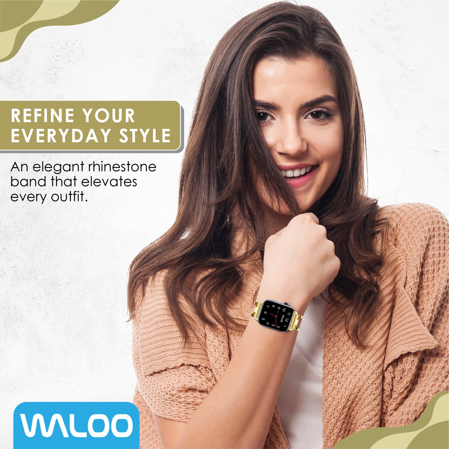 Waloo Diamond Rhinestone Band For Apple Watch