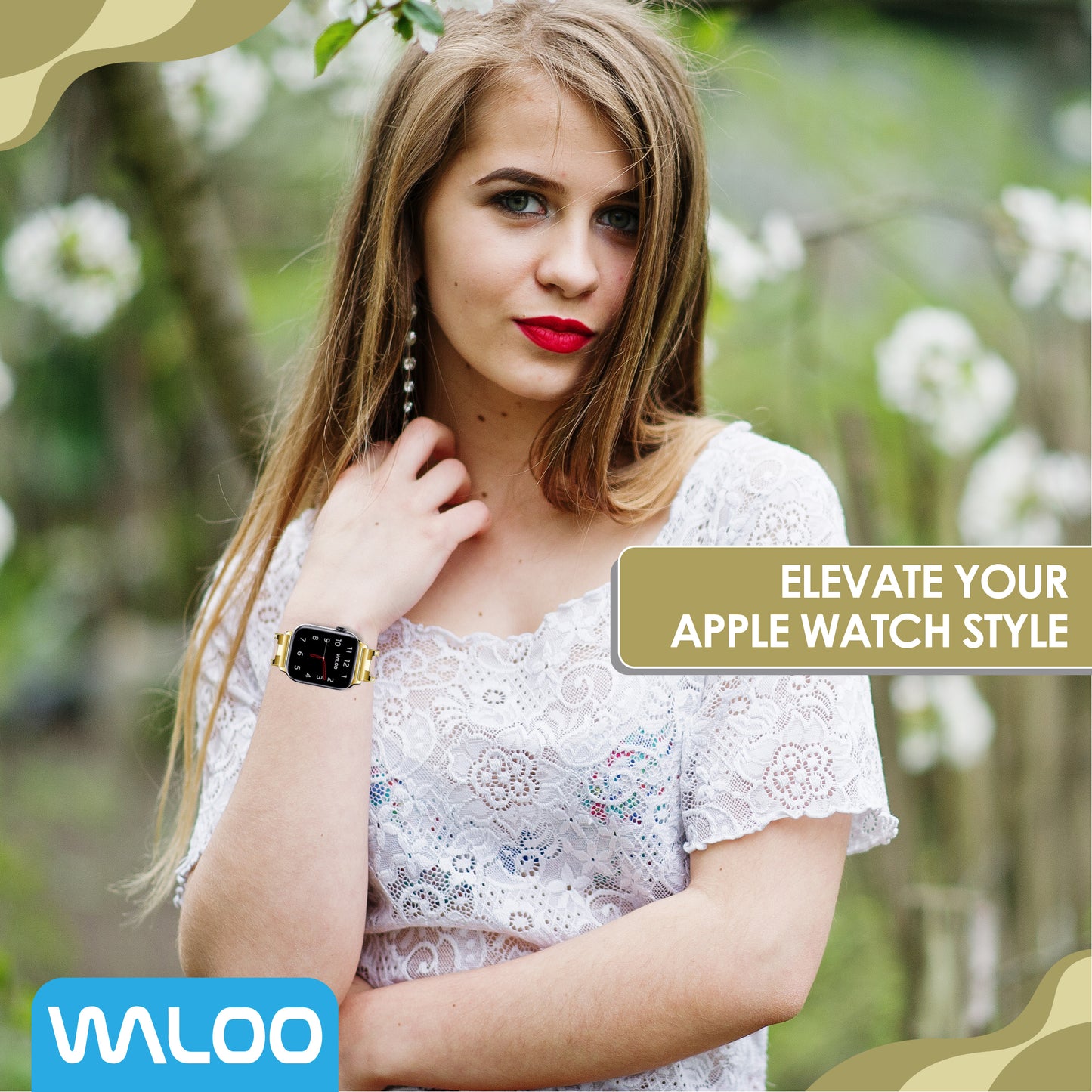 Waloo Diamond Rhinestone Band For Apple Watch