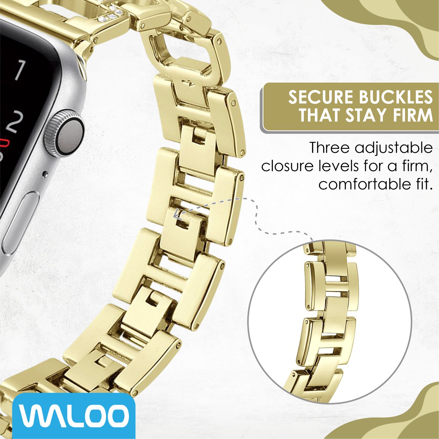 Waloo Diamond Rhinestone Band For Apple Watch