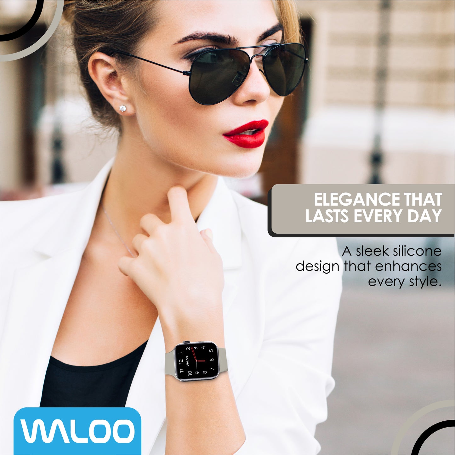 Waloo Explorer Silicone Band For Apple Watch