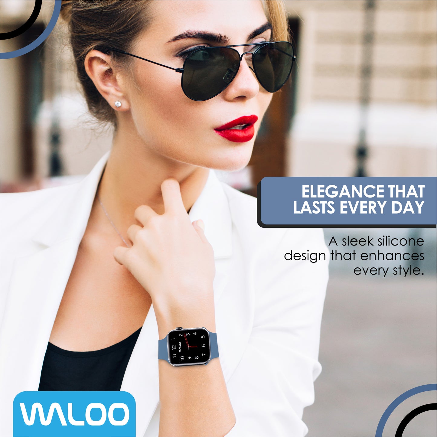 Waloo Explorer Silicone Band For Apple Watch