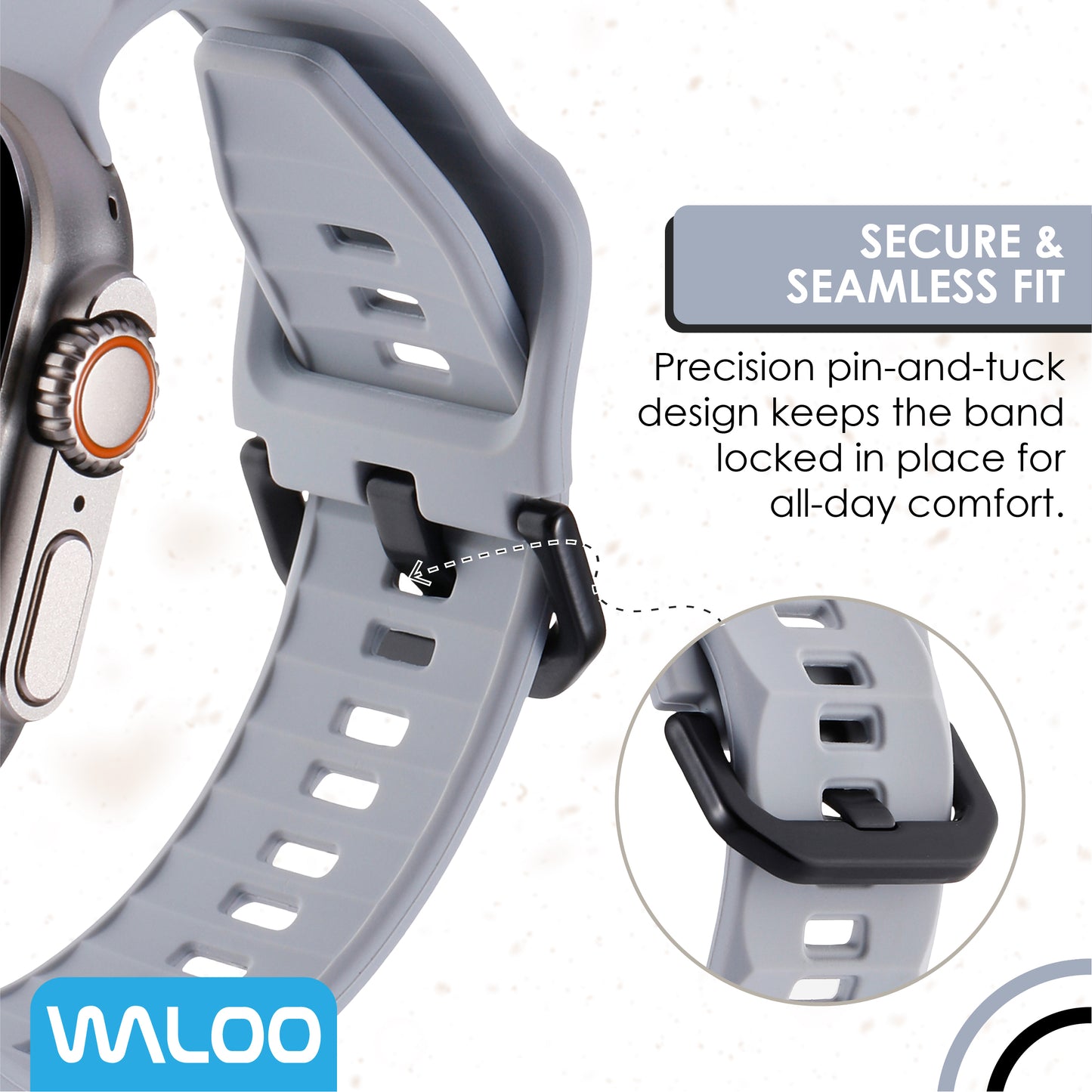 Waloo Explorer Silicone Band For Apple Watch