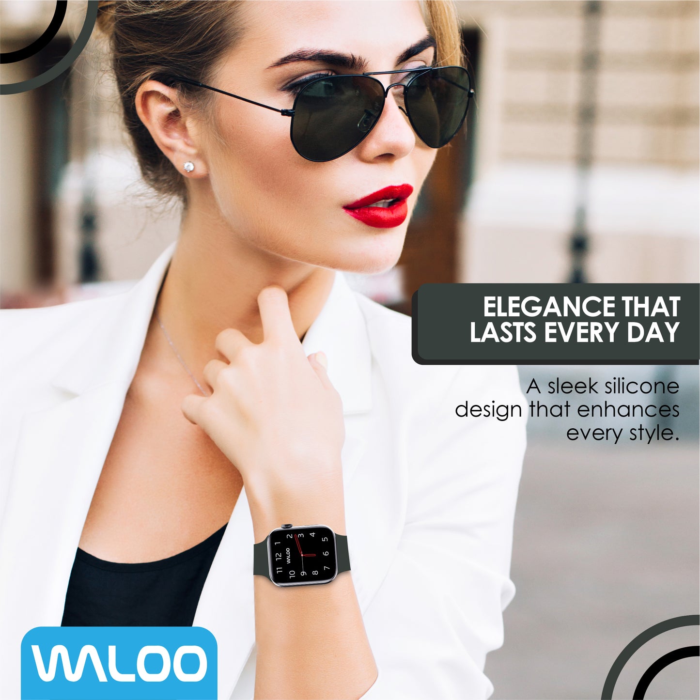 Waloo Explorer Silicone Band For Apple Watch