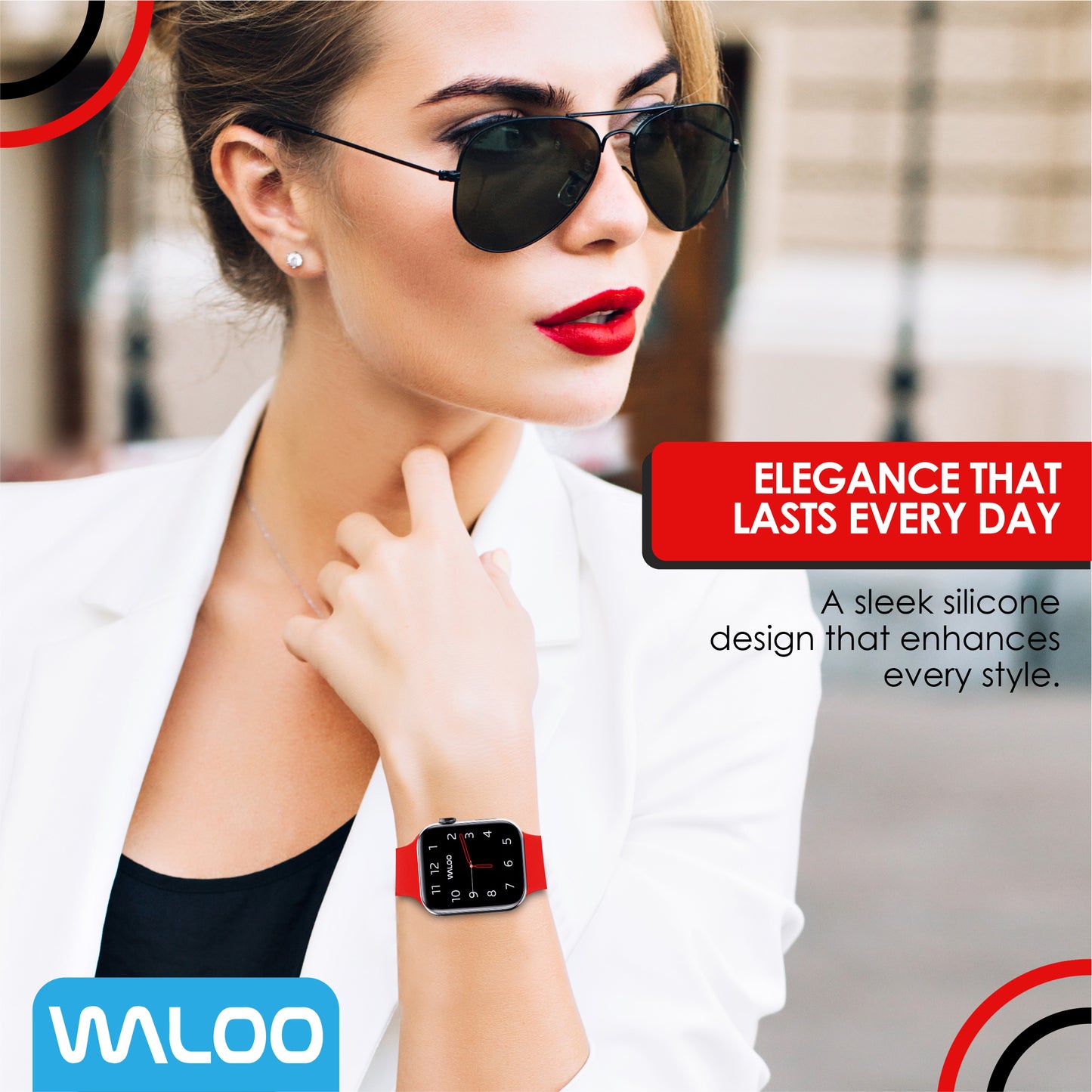 Waloo Explorer Silicone Band For Apple Watch