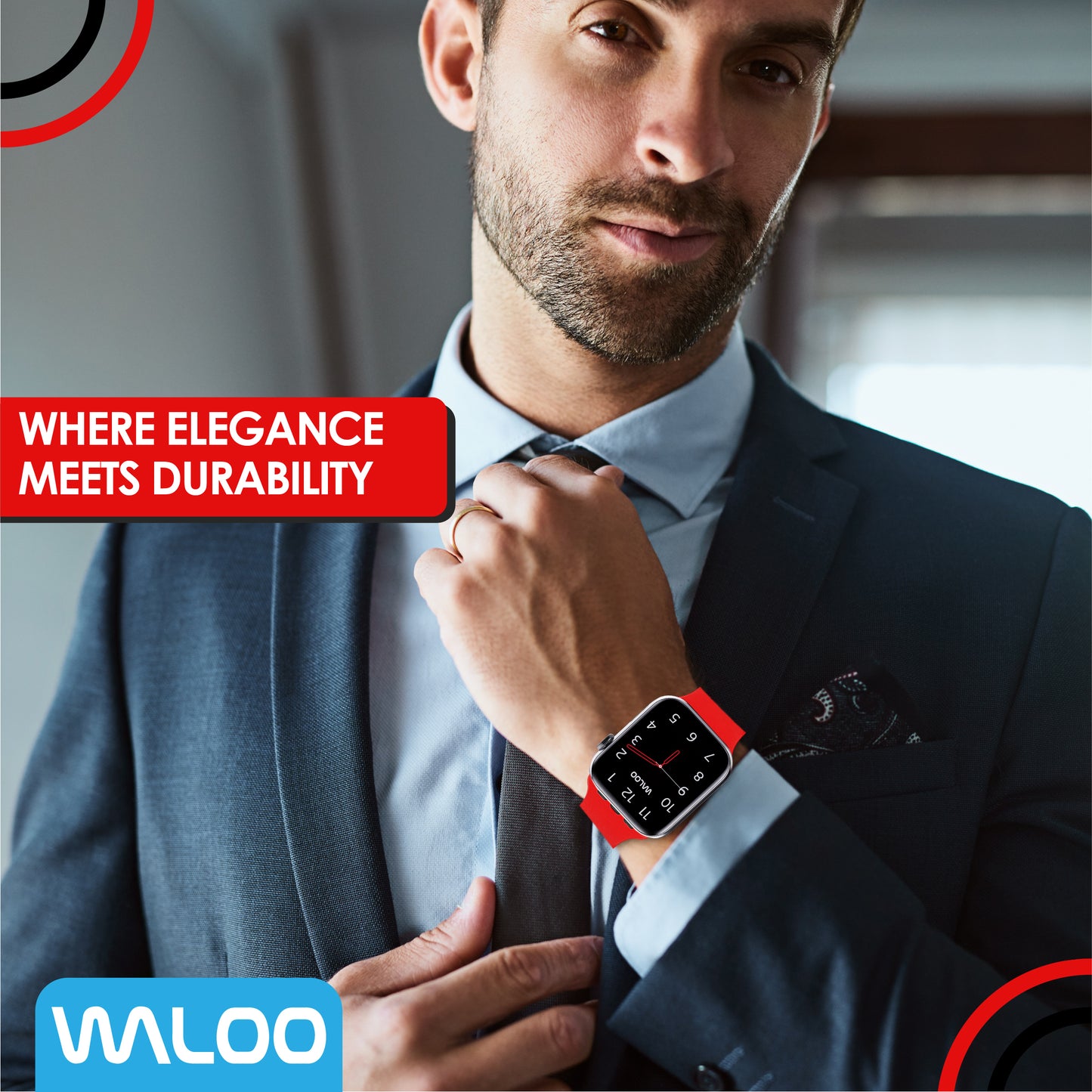 Waloo Explorer Silicone Band For Apple Watch
