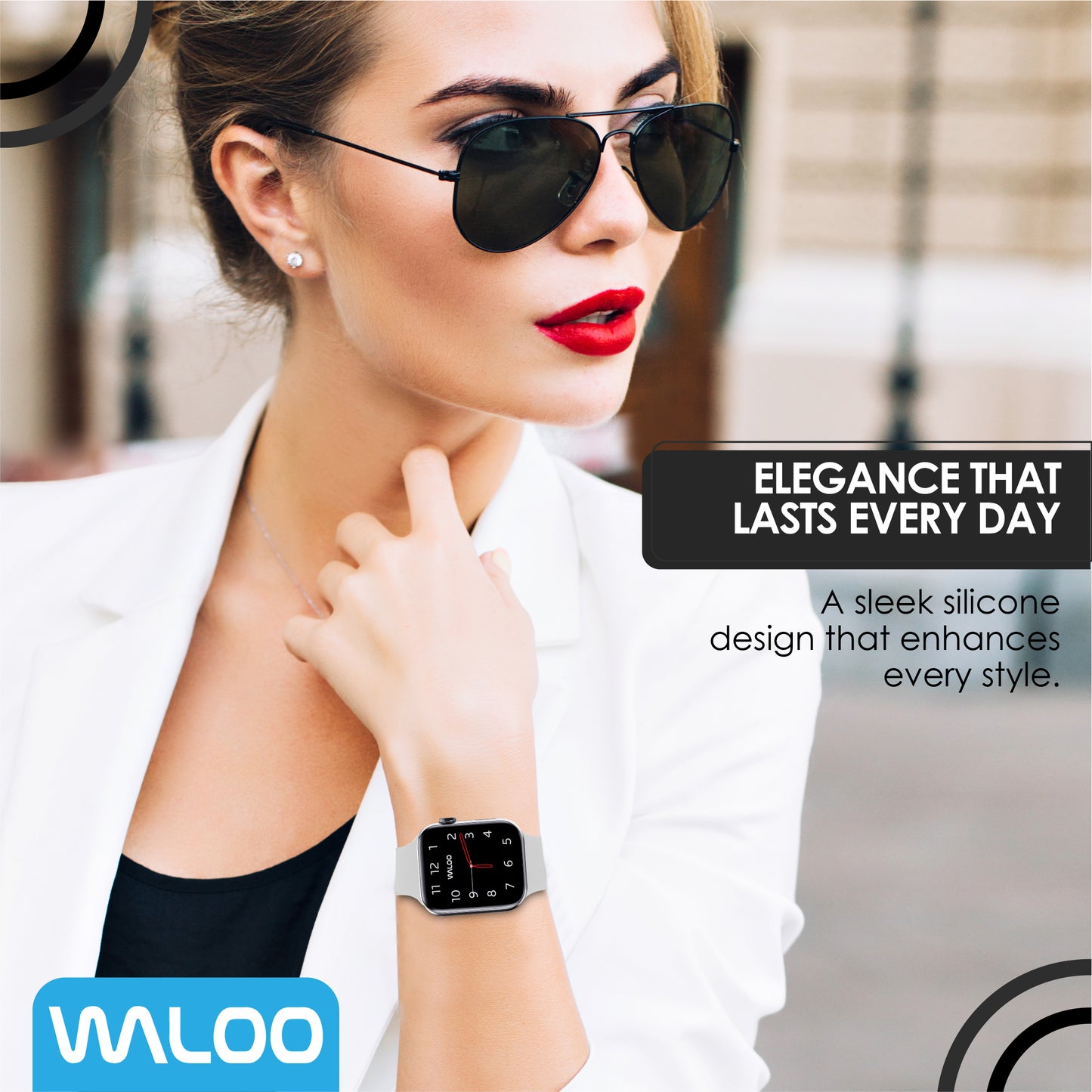 Waloo Explorer Silicone Band For Apple Watch