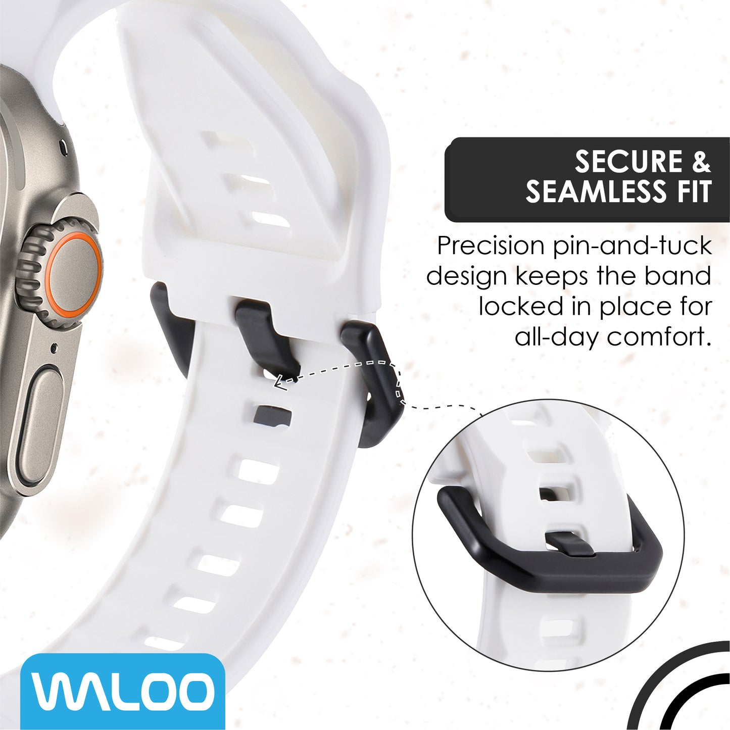 Waloo Explorer Silicone Band For Apple Watch