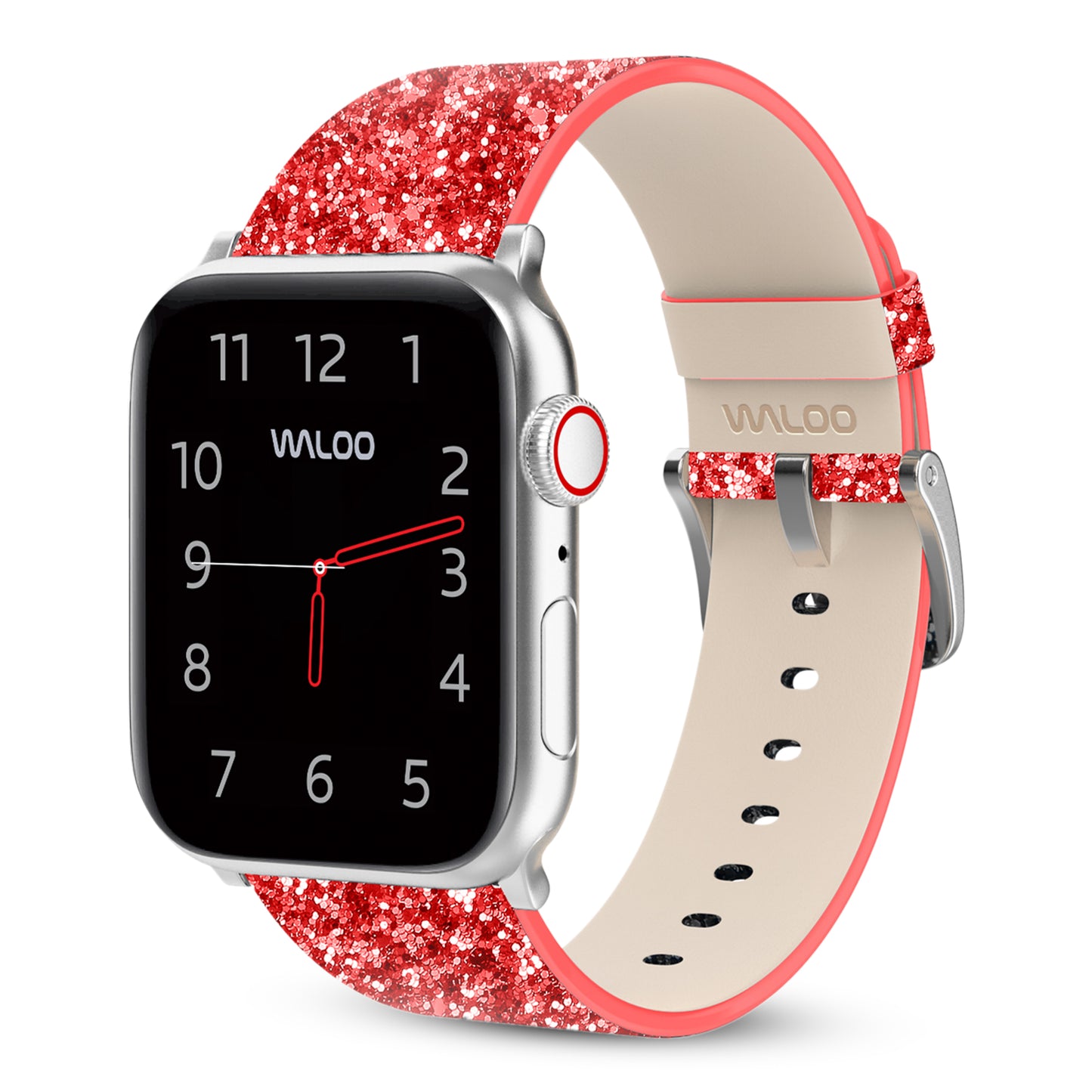 Waloo Leather Bling Band For Apple Watch