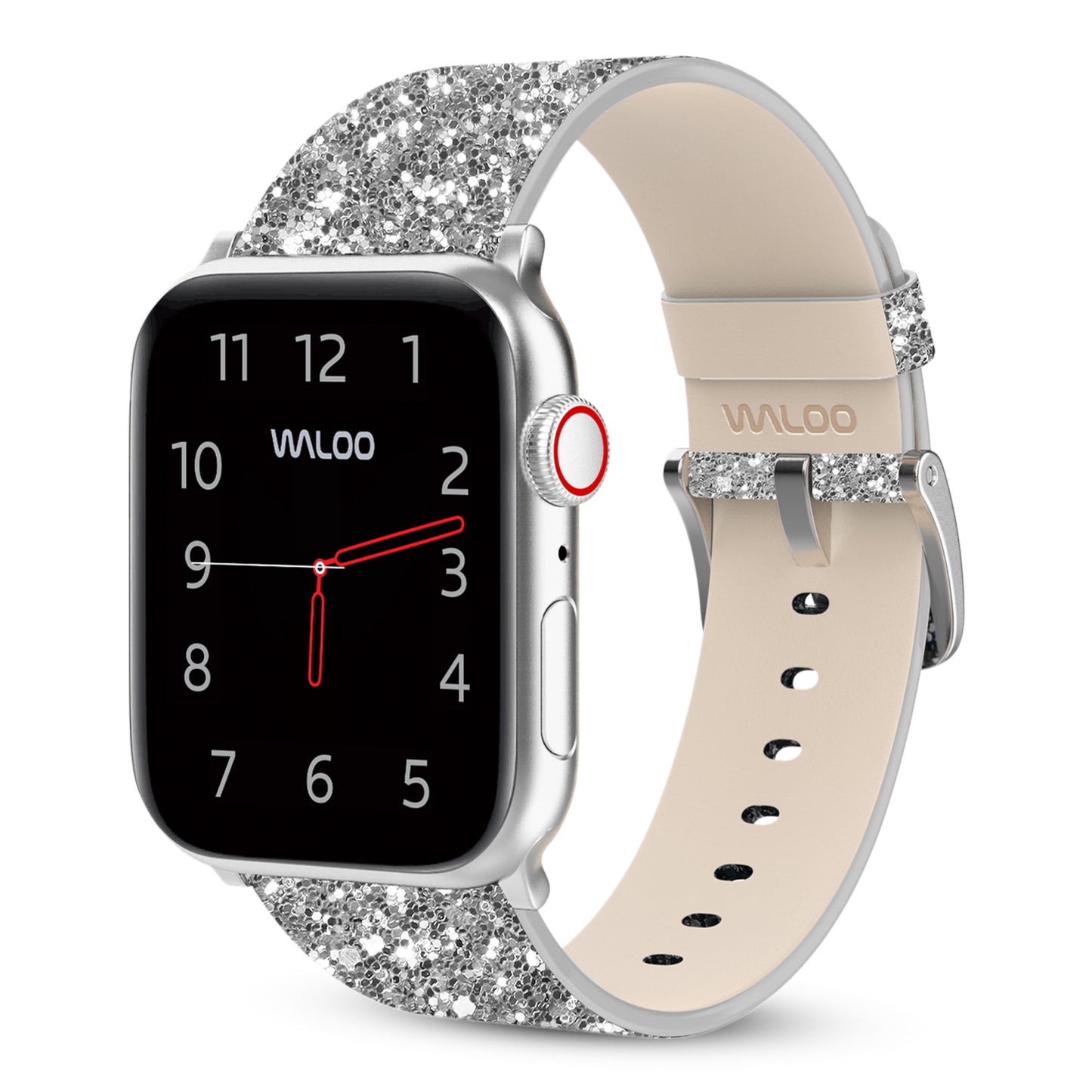 Waloo Leather Bling Band For Apple Watch