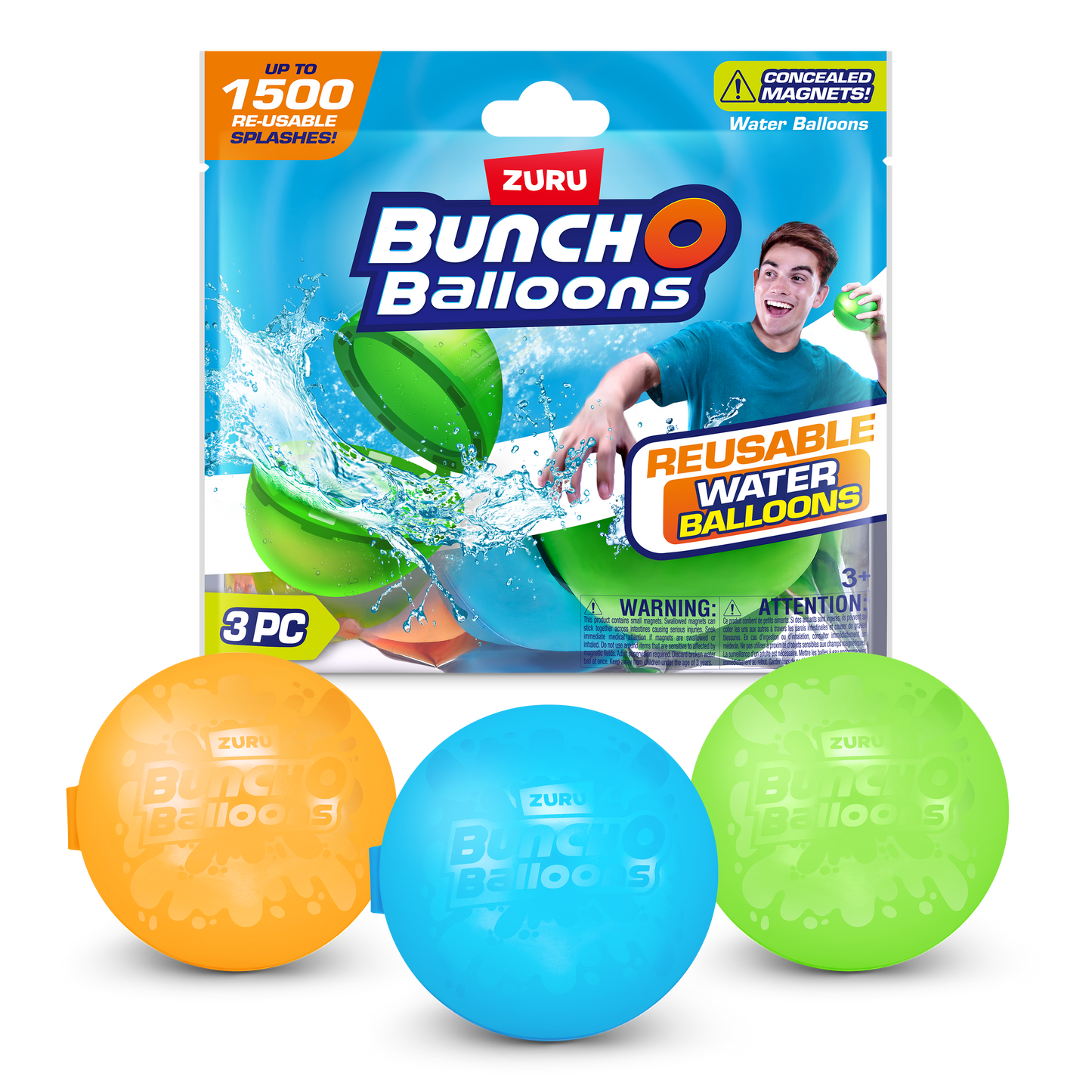 Zuru Bunch O Balloons Reusable Water Balloons - 3 Pack
