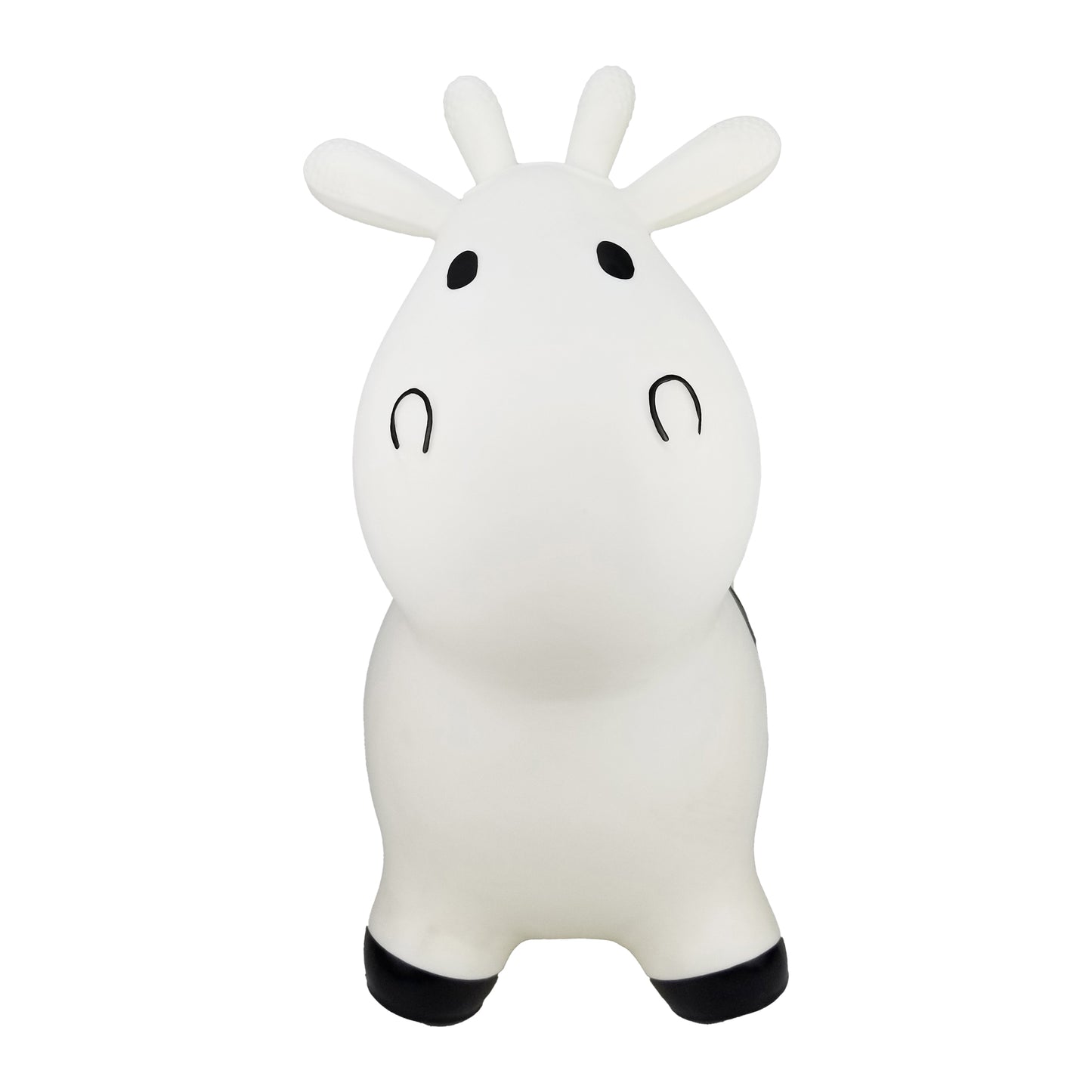BounceZiez Inflatable Bouncy Ride-On Hopper with Pump - Cow