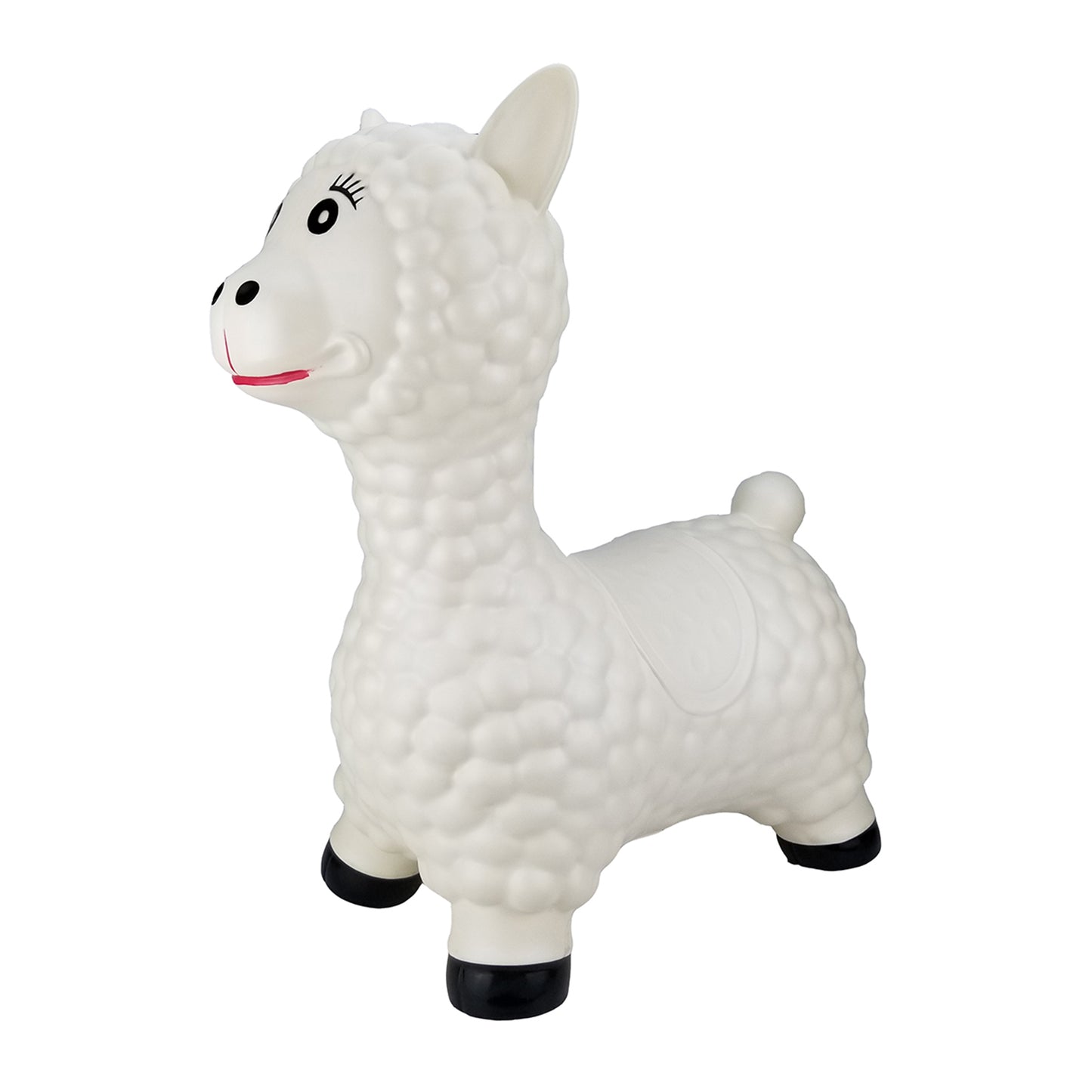 BounceZiez Inflatable Bouncy Ride-On Hopper with Pump - Llama