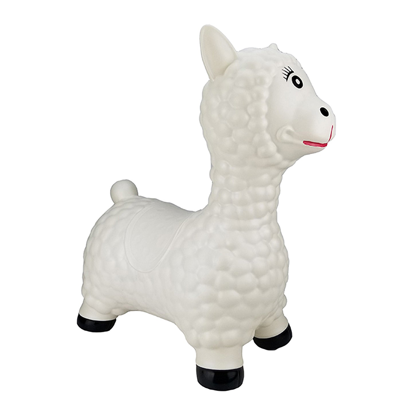 BounceZiez Inflatable Bouncy Ride-On Hopper with Pump - Llama