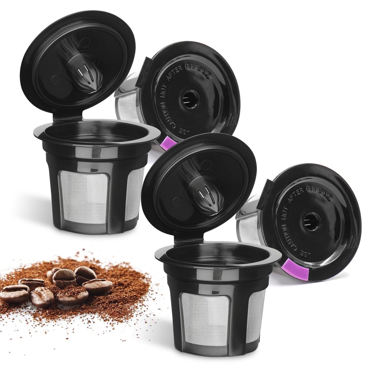 Waloo Home Reusable Single Serve Coffee Pods - Compatible with Keurig Coffee Brewers