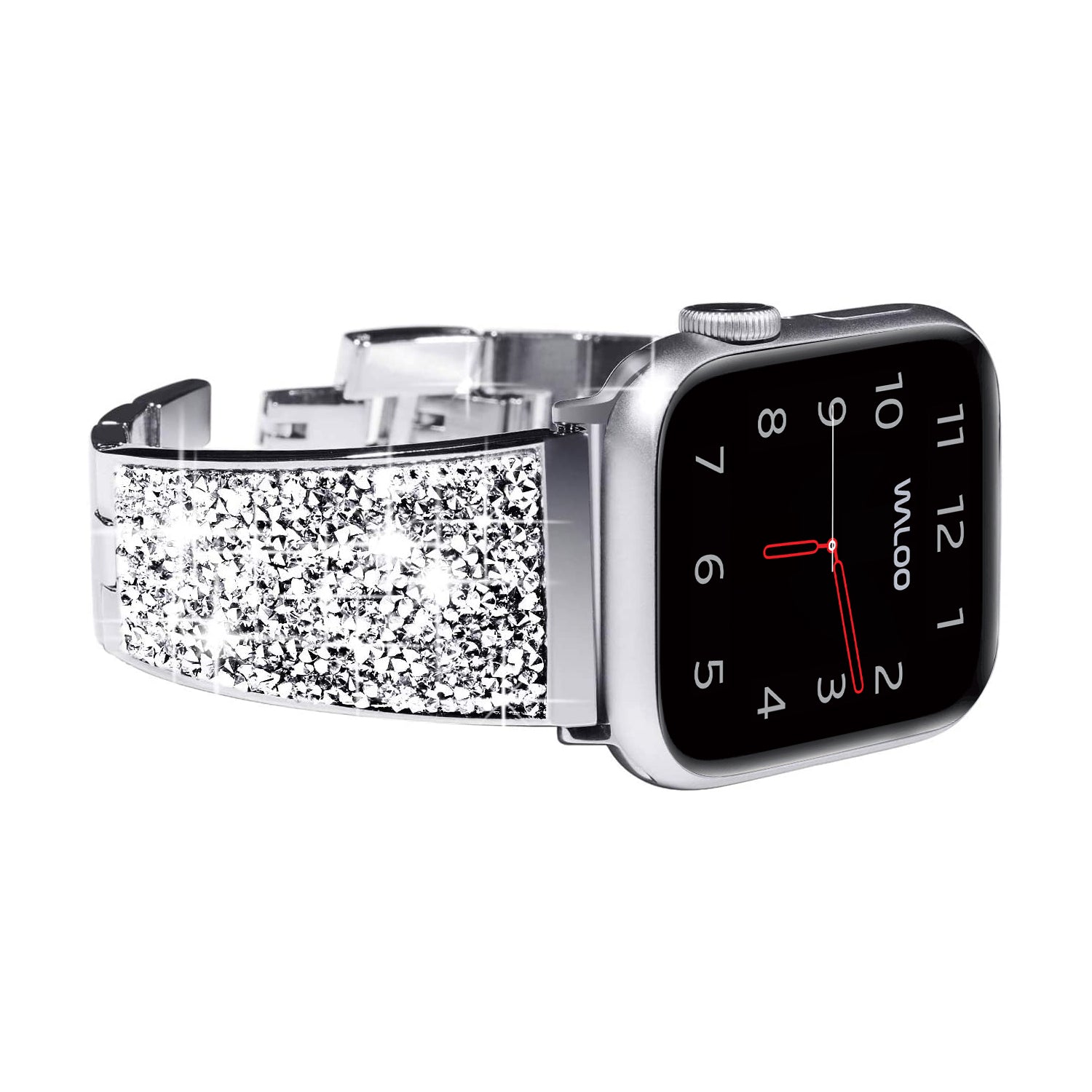 Waloo Diamond Studded Bracelet Band For Apple Watch