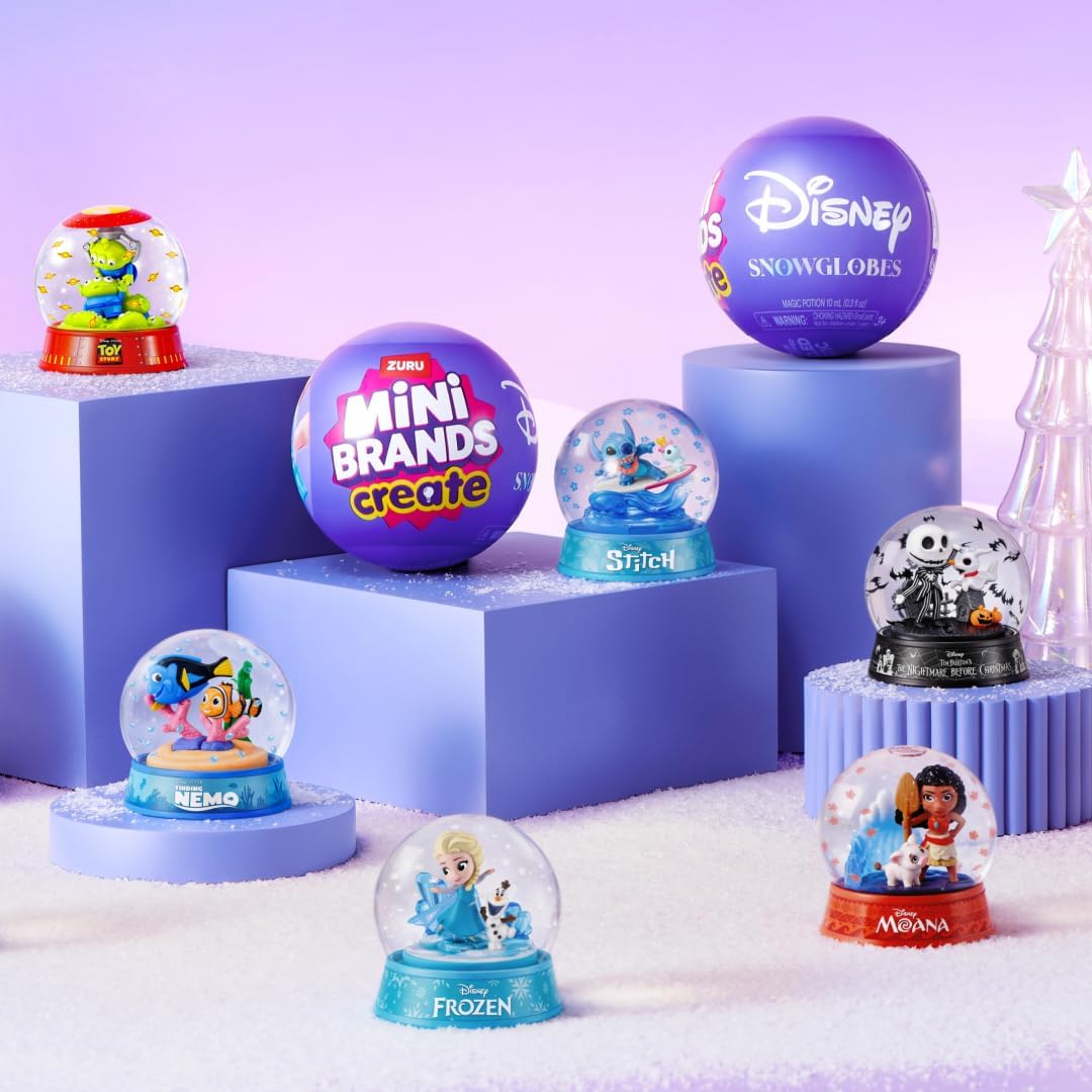 Zuru Mini Brands Mini Snow Globe Disney Capsule Series 1