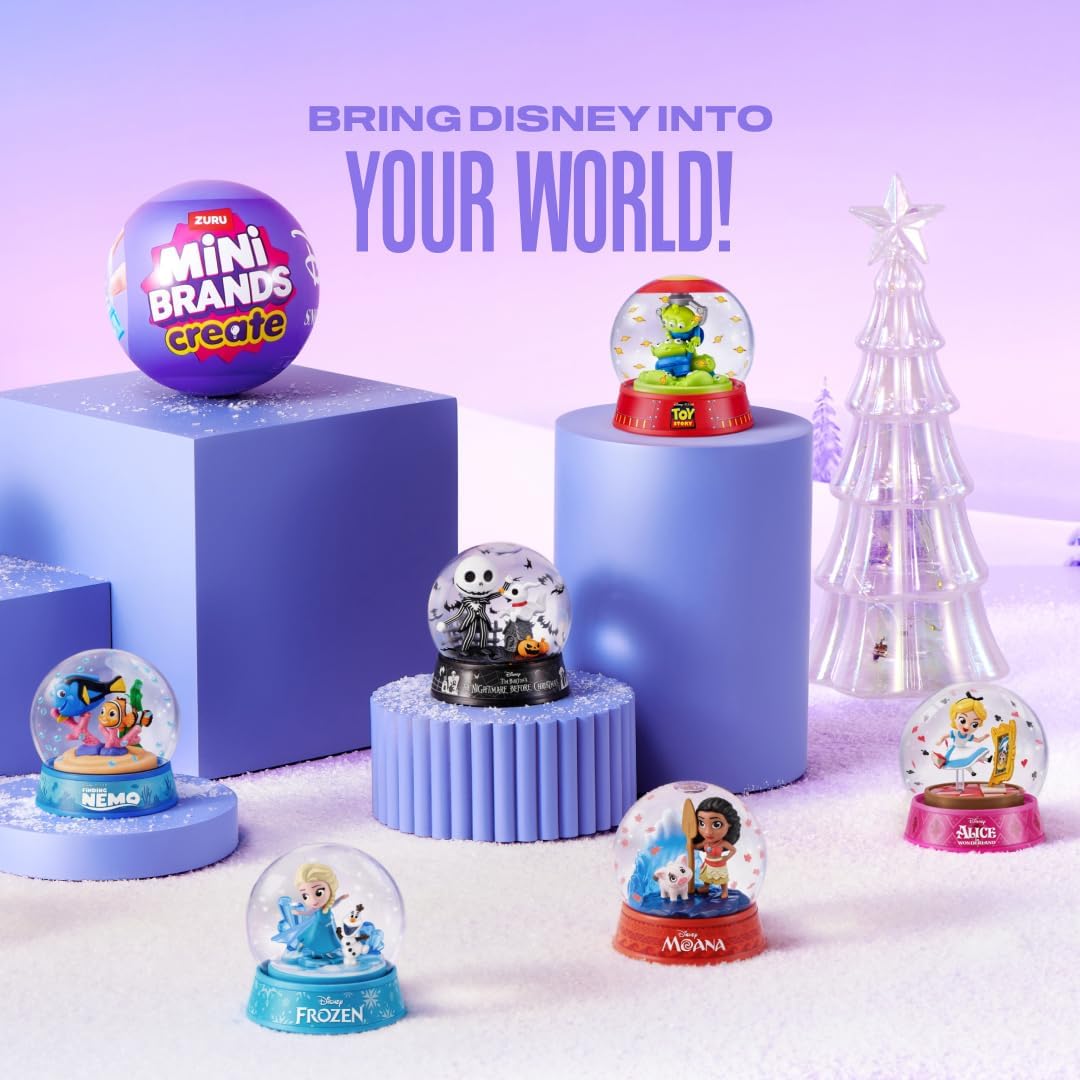 Zuru Mini Brands Mini Snow Globe Disney Capsule Series 1