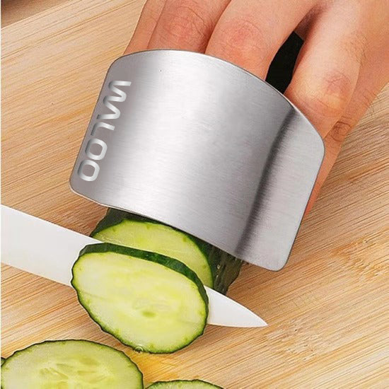 Stainless Steel Finger Protector for Cutting, Chopping, and Dicing