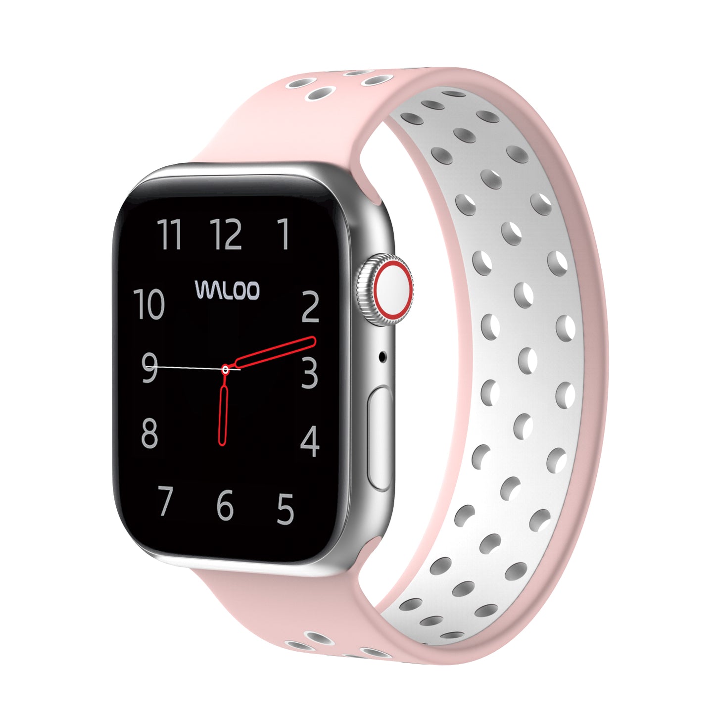 Waloo Breathable Silicone Loop Band For Apple Watch