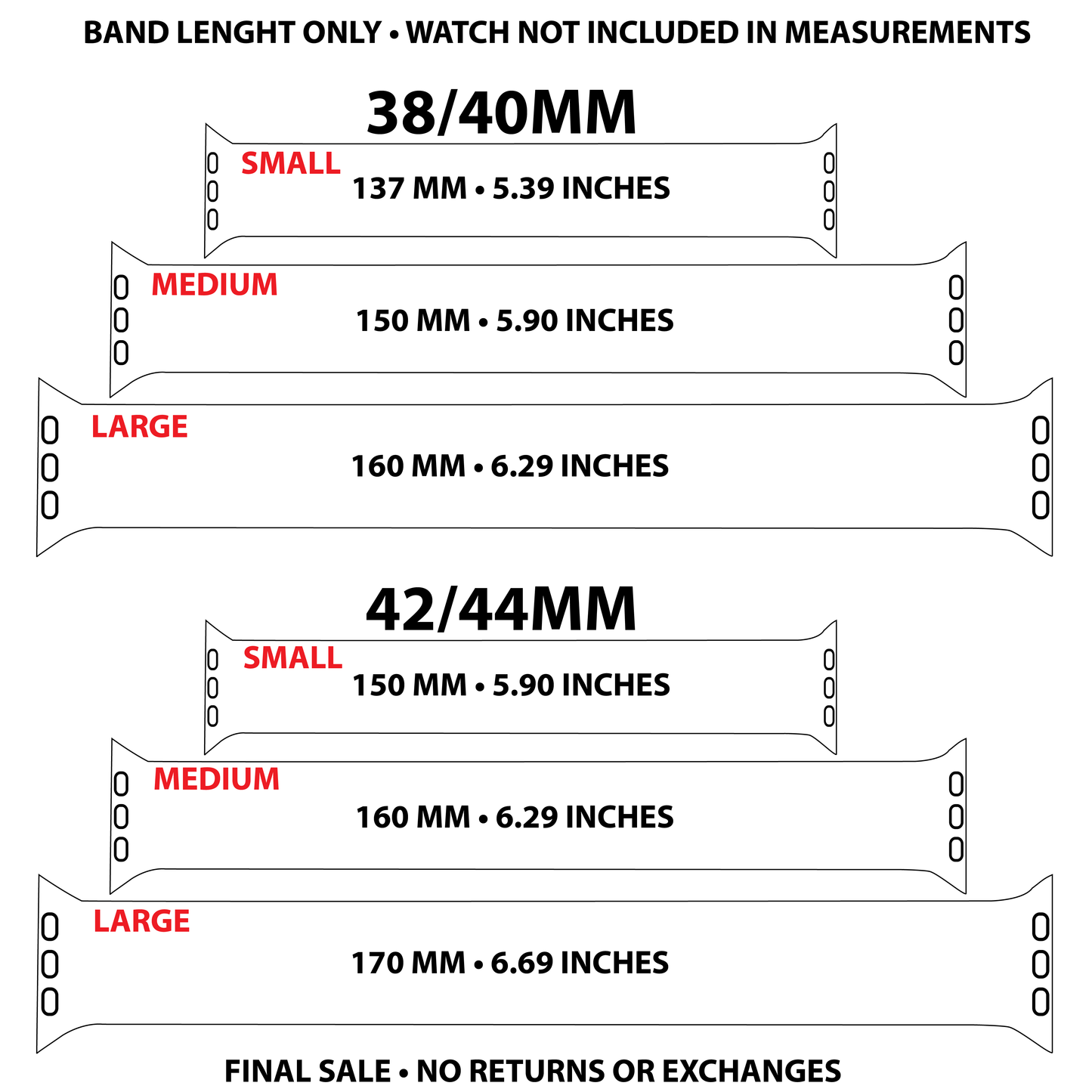 Waloo Breathable Silicone Loop Band For Apple Watch