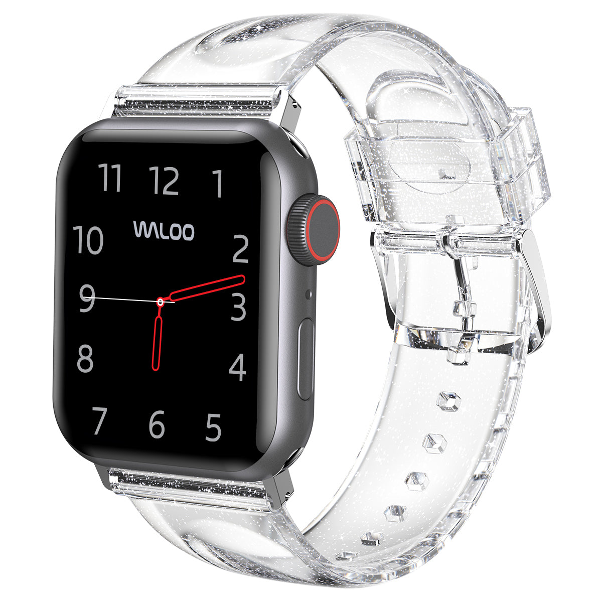 Waloo Clear Glitter Band For Apple Watch