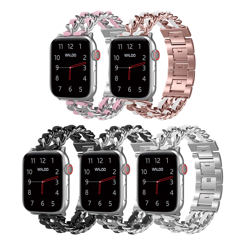 Waloo Leather Looped Band For Apple Watch