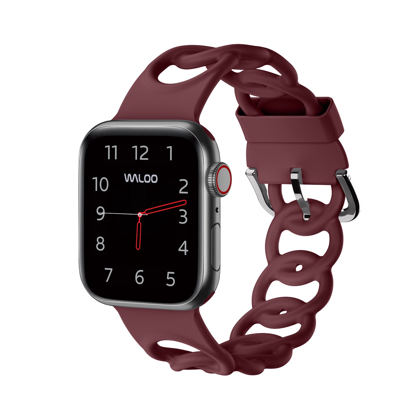 Waloo Silicone Link Looped Band For Apple Watch