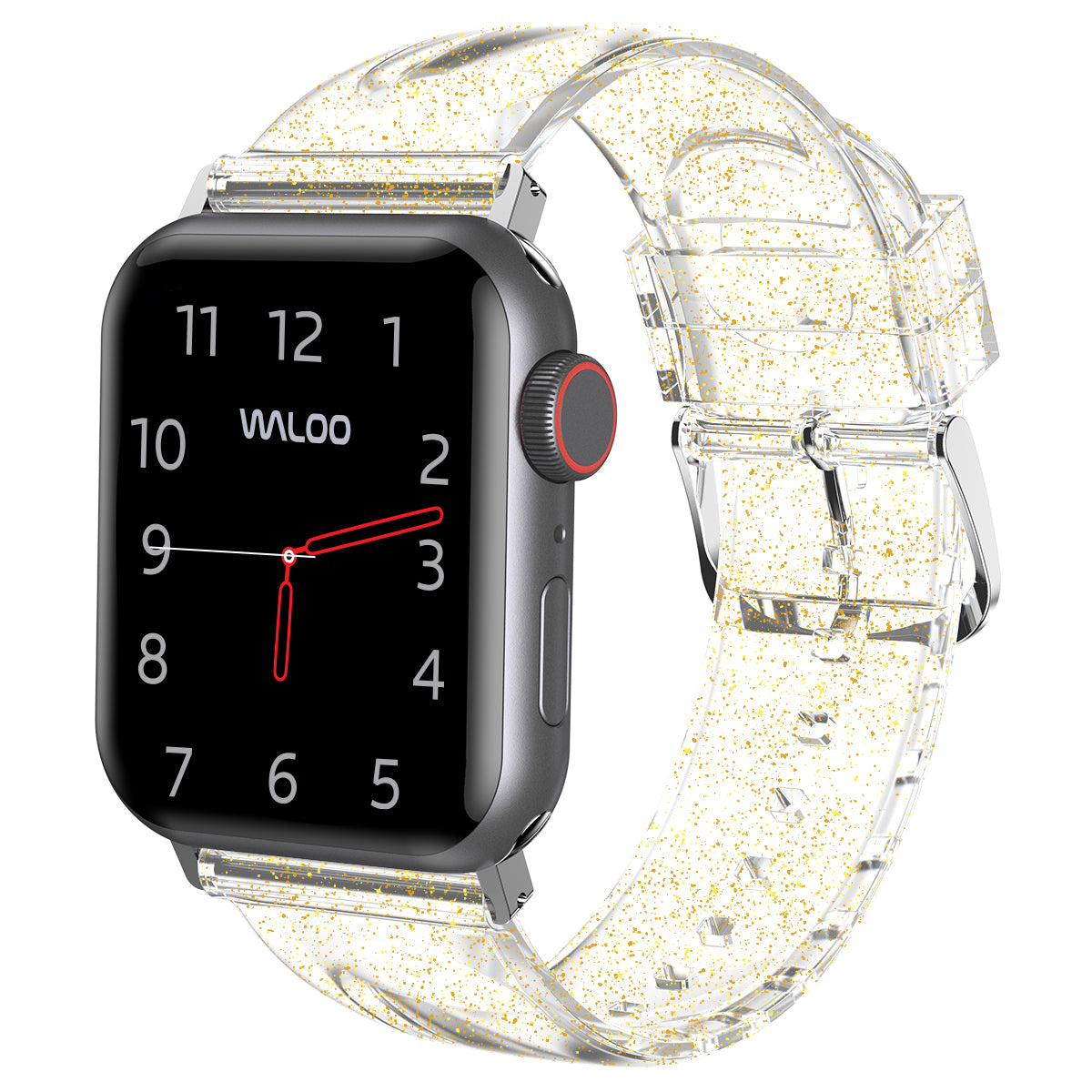 Waloo Clear Glitter Band For Apple Watch
