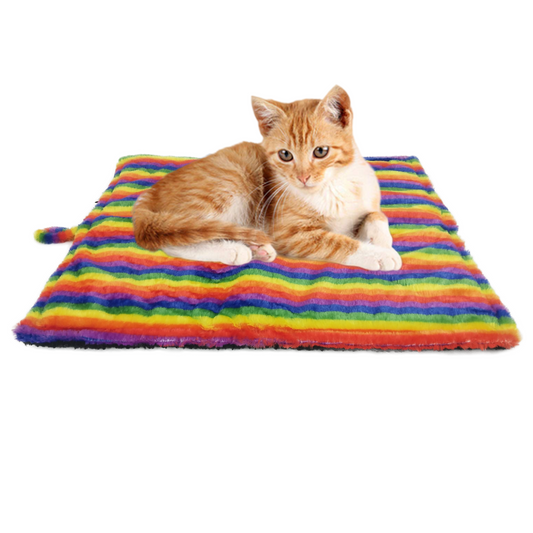 Rainbow Thermal Pet Mat