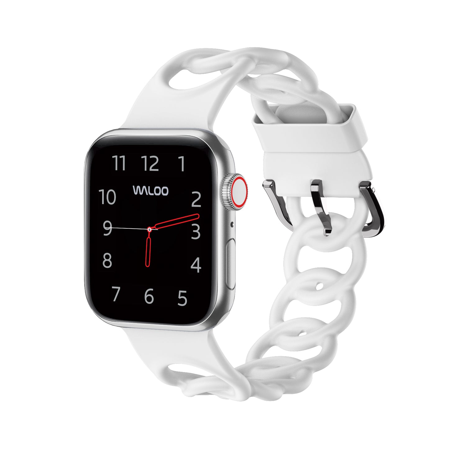 Waloo Silicone Link Looped Band For Apple Watch