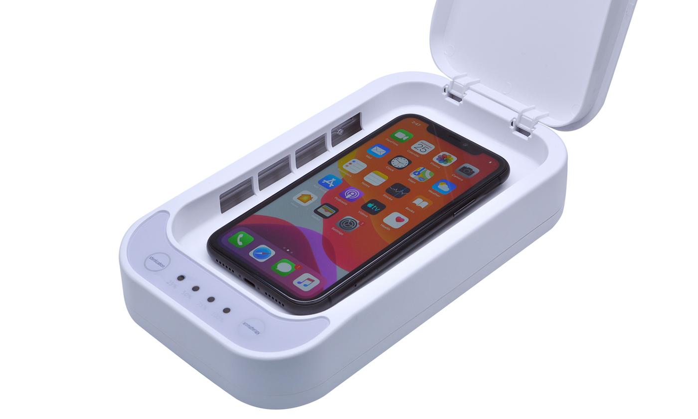UV Light Sanitizer with Wireless Charging & Aromatherapy